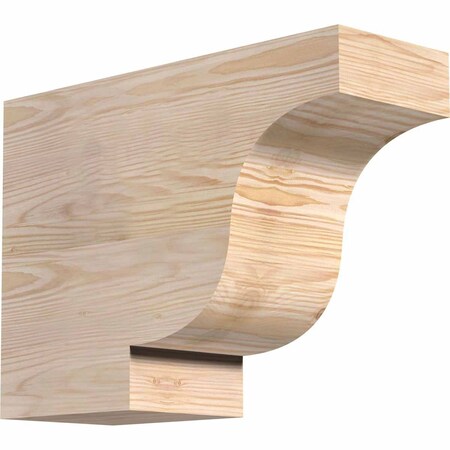 Ekena Millwork Newport Smooth Rafter Tail, Douglas Fir, 5 1/2"W x 12"H x 16"L RFT06X12X16NEW00SDF